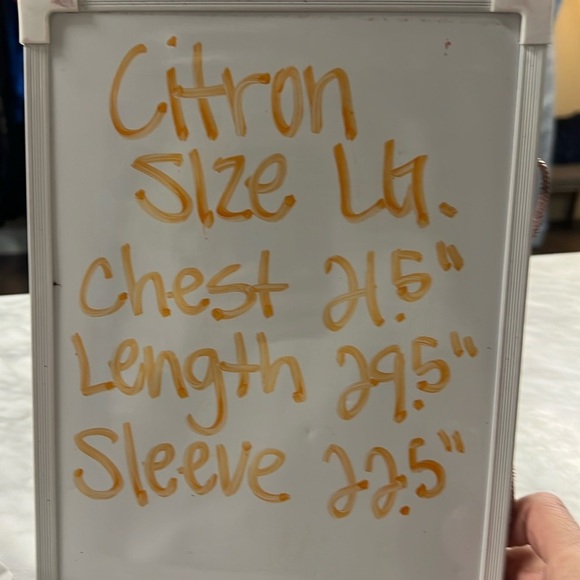 Citron Santa Monica Coral Button Down Silk Blouse with Asian Inspired Print L - Picture 8 of 11